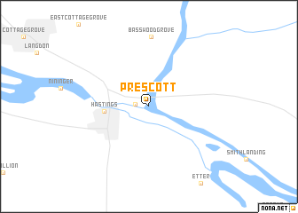 map of Prescott