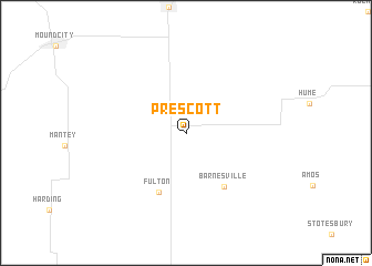 map of Prescott