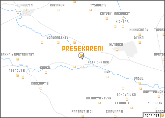 map of Presekareni