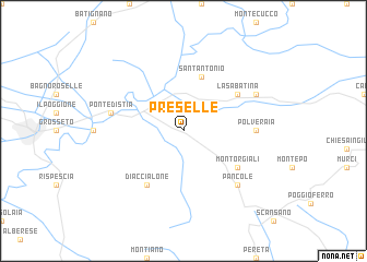 map of Preselle