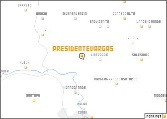 map of Presidente Vargas