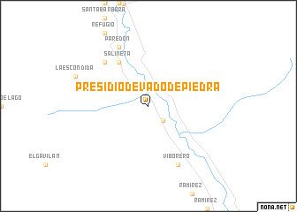 map of Presidio de Vado de Piedra