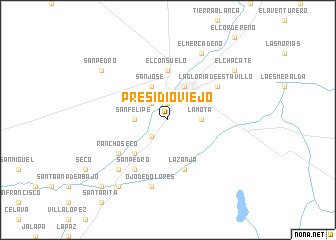 map of Presidio Viejo