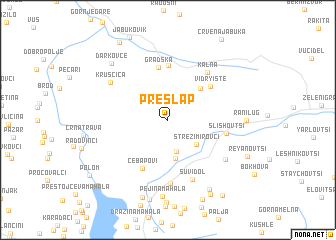 map of Preslap