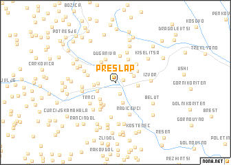 map of Preslap