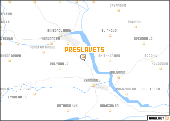 map of Preslavets