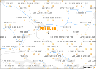 map of Presles