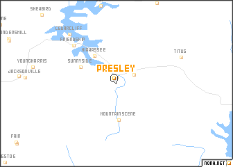 map of Presley