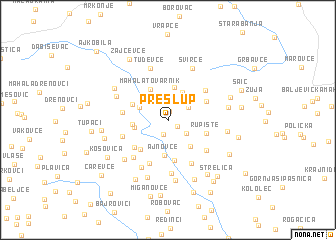 map of Preslup