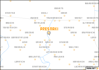 map of Presnaki