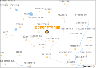 map of Presnetsovo