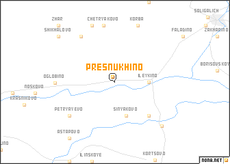map of Presnukhino
