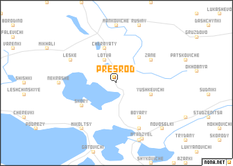 map of Presrodʼ