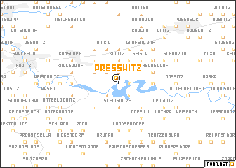 map of Preßwitz