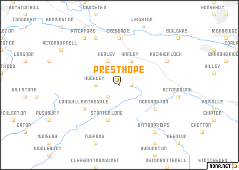 map of Presthope