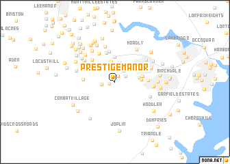 map of Prestige Manor