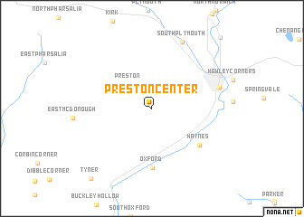 map of Preston Center