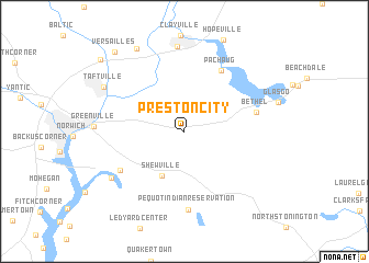 map of Preston City