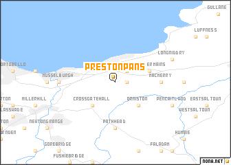 map of Prestonpans