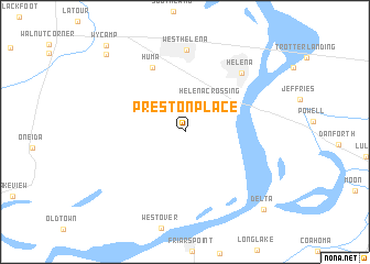 map of Preston Place