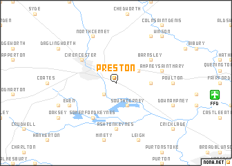 map of Preston