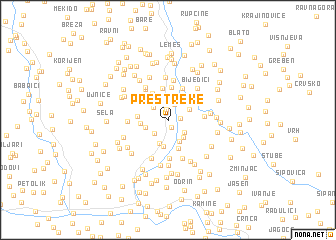 map of Prestreke