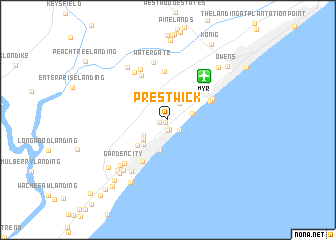 map of Prestwick