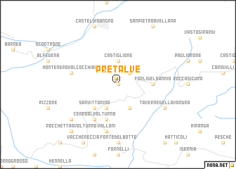 map of Pretalve