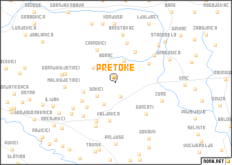 map of Pretoke