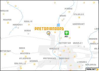 map of Pretoria-Noord