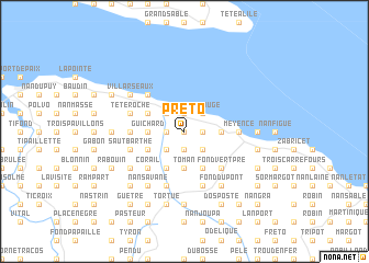 map of Préto