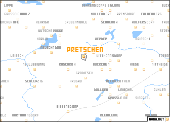 map of Pretschen