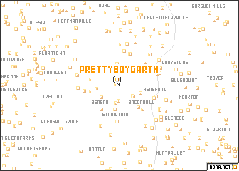 map of Prettyboy Garth