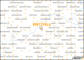 map of Pretzfeld