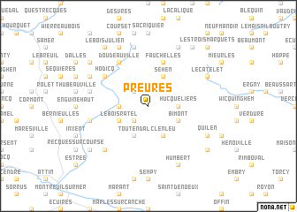 map of Preures