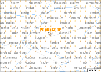 map of Preuscamp