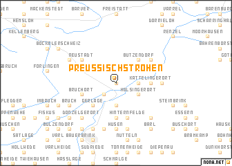 map of Preußisch Ströhen