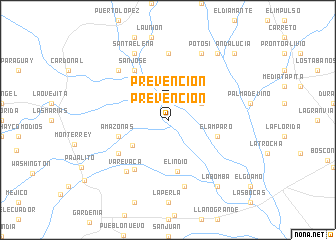 map of Prevención