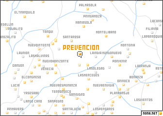 map of Prevención