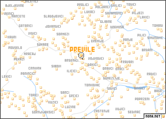 map of Previle