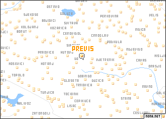 map of Previš