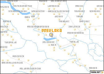 map of Prevlaka