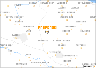 map of Prevoroki