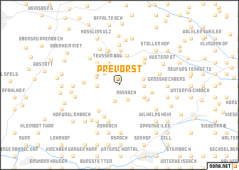 map of Prevorst