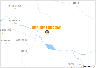 map of Prévost-Paradol