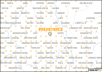 map of Prevoyance