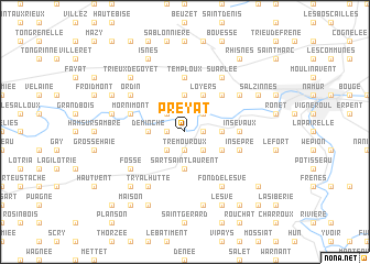 map of Preyat