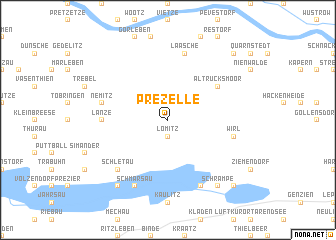 map of Prezelle