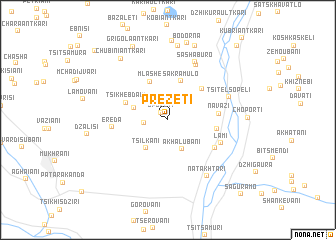 map of Prezeti