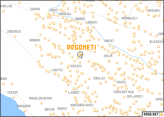 map of Prgometi